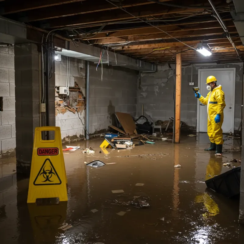 Flooded Basement Electrical Hazard in Maunawili, HI Property